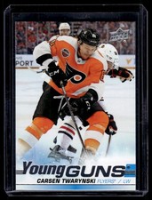 2019-20 Upper Deck Series 1 Young Guns Carsen Twarynski... Rookie #214