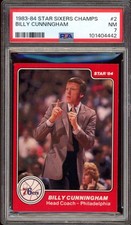 Billy Cunningham Card 1983-84 Star #2 PSA 7