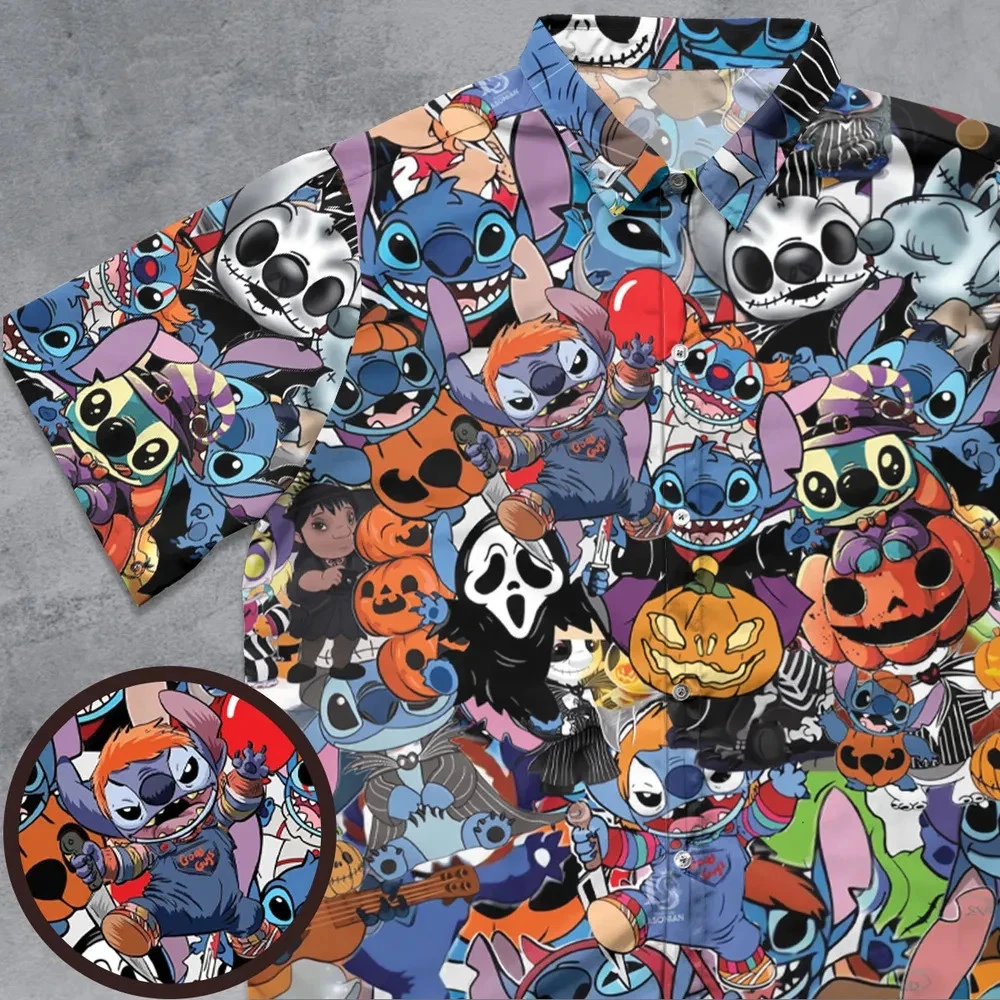 Spooky Stitch Hawaiian Shirt