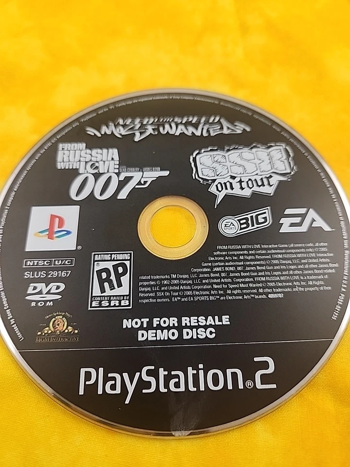 Ea Demo Disc From Russia with Love, SSX On Tour, Need For Speed Demo Disc (Ps2 - Image 2 of 3