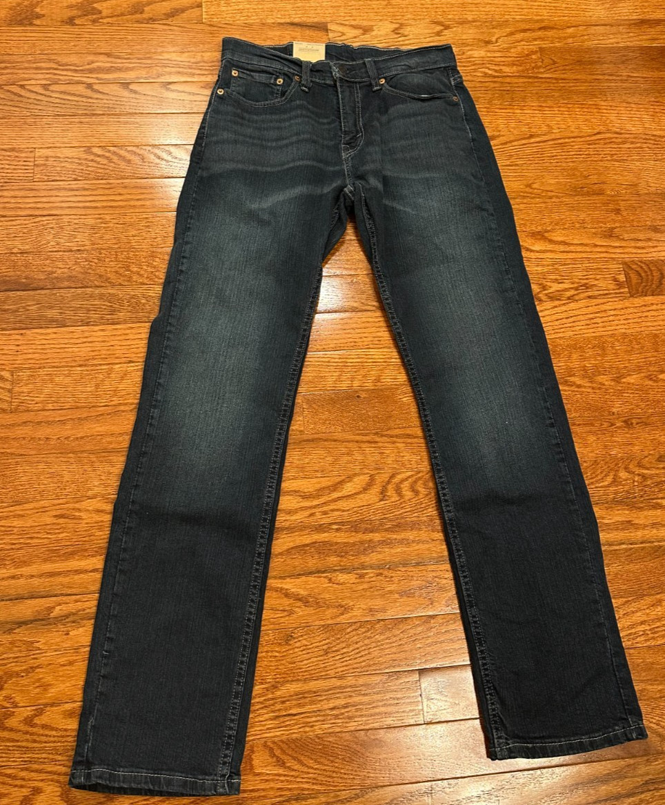 New Levi's 559 Relaxed Straight Stretch Denim Jeans Fits Mens 29x31 Blue Fade