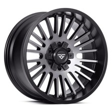 Rock Forged Ff55 Wheels 20x9 0 6x135 106.1 Black Rims Set Of 4