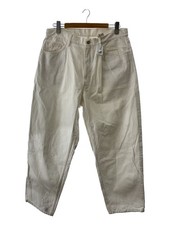 Jeans En Denim Tapered Large Blanc D'Occasion