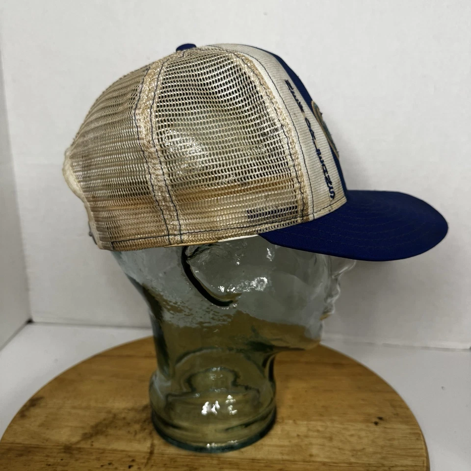 Vintage 1980s New Orleans Breakers USFL Trucker Hat AIA Lucky Stripes USA - Image 3 of 4