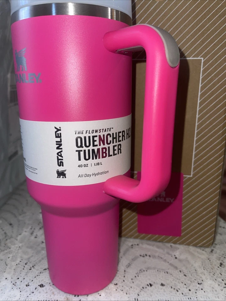 HOT PINK STANLEY CUP BRAND NEW COMES WITH BOX - Image 2 of 2