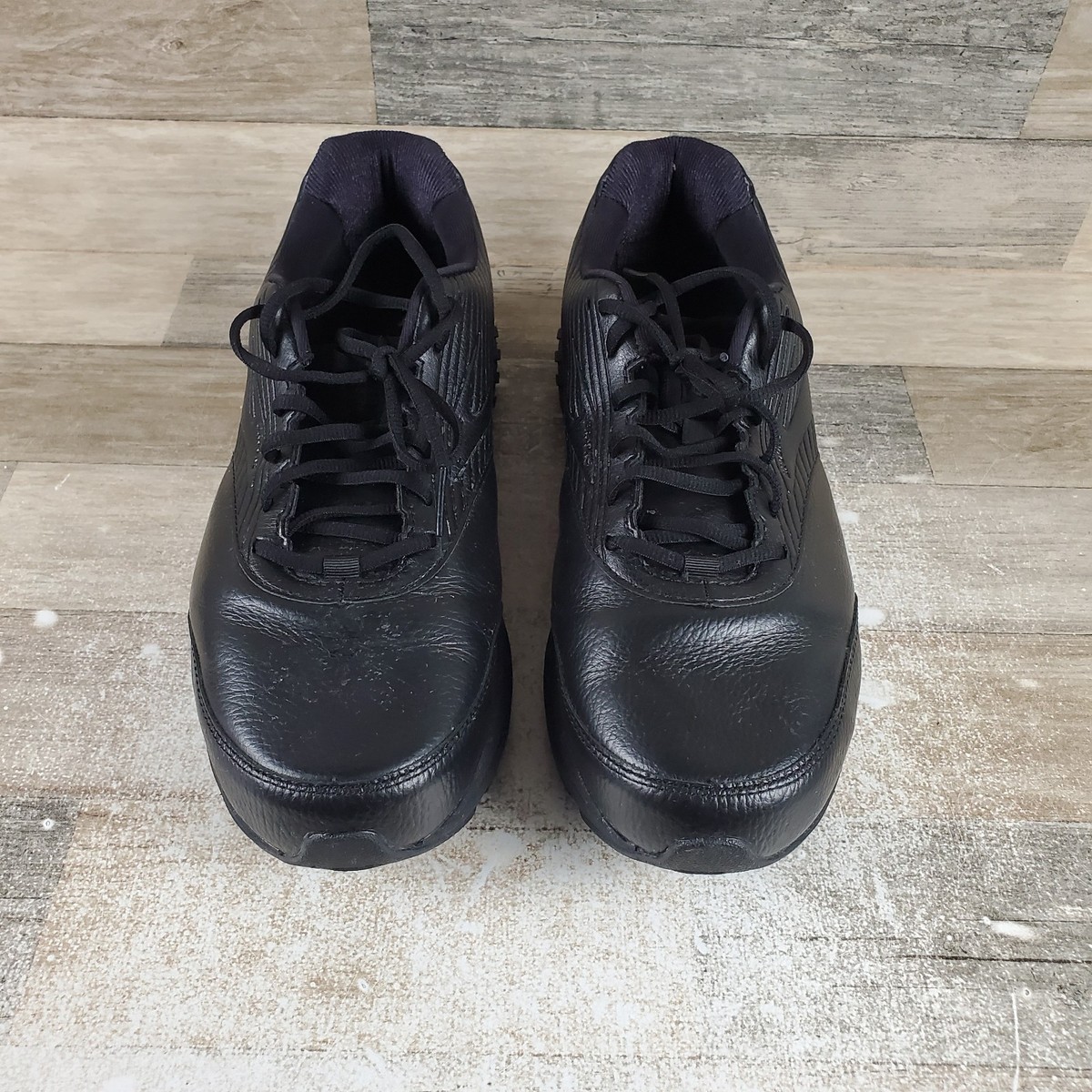 Brooks Mens Addiction Walker 2 Sneakers US 14 M EU 48.5 Black SR EUC Brooks Addiction Walker 2 Mens Shoes Sz 14 2E Black Leather  main image 3