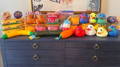 Viral Jumbo Squishy Squeezy Fidget Toys, Sunny Days RMS Crazy Fun  FAST SHIP 