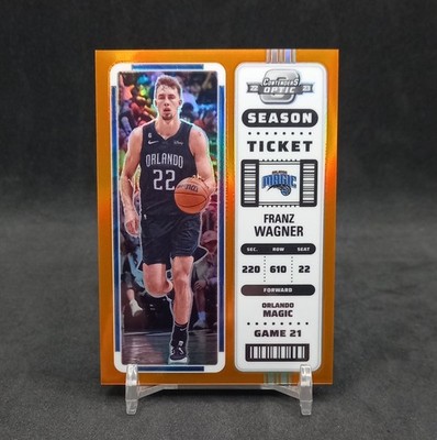 2022-23 Panini Contenders Optic Orange Prizm /49 Franz Wagner #40