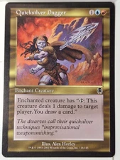 Quicksilver Dagger - Apocalypse - Magic the Gathering MTG Nice!