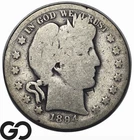 1894-O Barber Half Dollar, Scarce New Orleans Issue