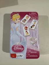 Cardinal Disney Princess Dominoes 28 Pieces Cinderella, Ariel, Belle J