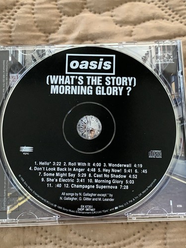 Oasis (What's the Story) Morning Glory? (CD) 1995 Sony UK - Picture 7 of 8
