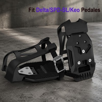 BUCKLOS Für Shimano SPD-SL/KEO-Pedale mit Zehenhalterung für Peloton-Fahrräder