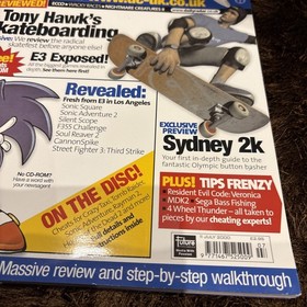 DC UK Dreamcast Magazine Issue 11 July 2000 Tony hawks sonic Ecco wacky races 