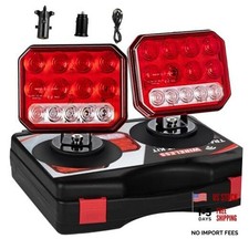 Wireless Trailer Lights, Adjustable Magnetic LED Trailer Lights with