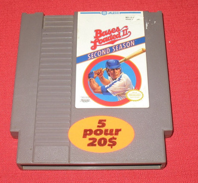 Nintendo NES / Bases Loaded II 2 Second Season / Tested & Working