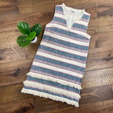 HOLDING HORSES 4 fringe stripe dress