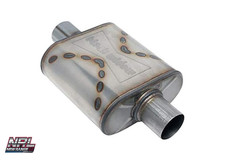 Black Widow Bw0010-c Race Venom Muffler 3 Centercenter Stainless