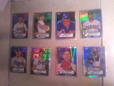 2021 Topps Chrome Platinum Anniversary Lot Of Eight Refractors