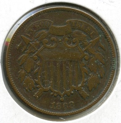 1868 2-Cent Münze - Two Cents - P861
