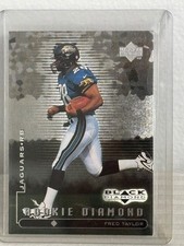 1998 Upper Deck Black Diamond Fred Taylor Rookie Card. rookie card picture