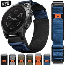 Quick Fit Nylon Strap Band For Garmin Fenix 8 7 7X Sapphire 6 6X Pro 5X Plus 3HR