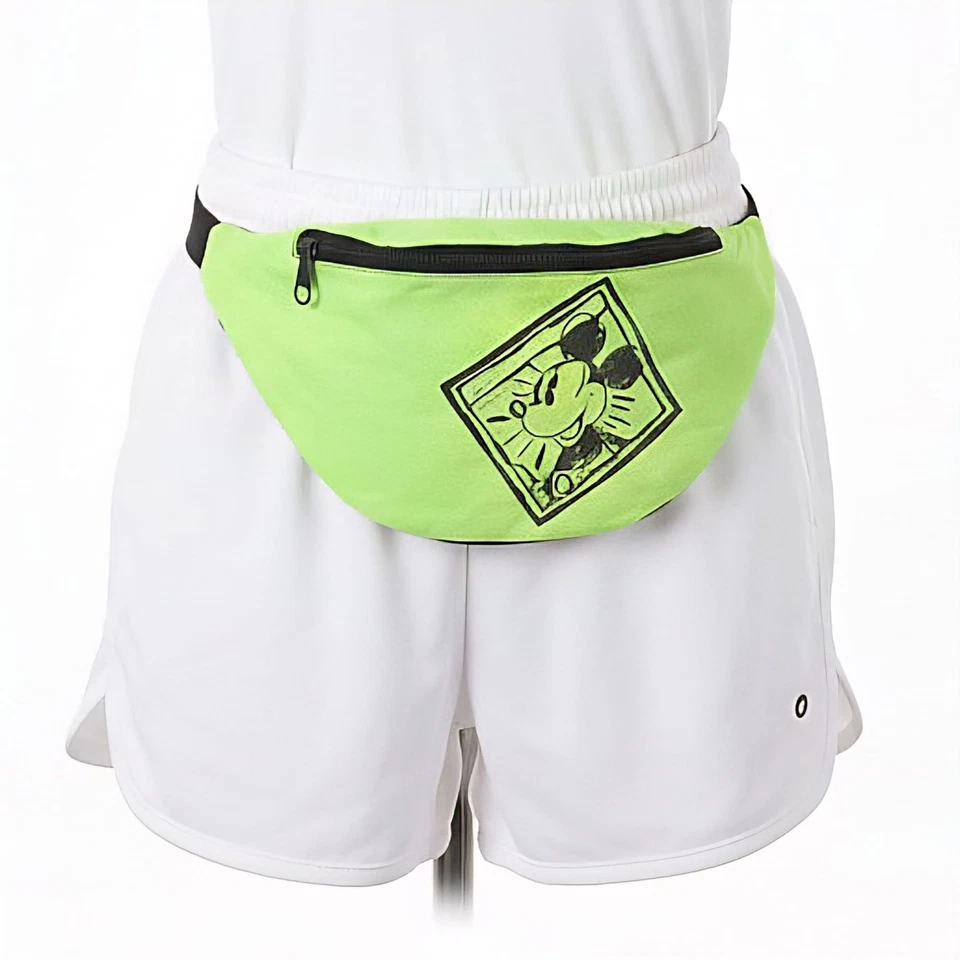 RARO Vintage Anos 90 Disney Mickey Mouse Bolsa de Viagem Cintura Bolsa Cinto - Imagem 2 de 4