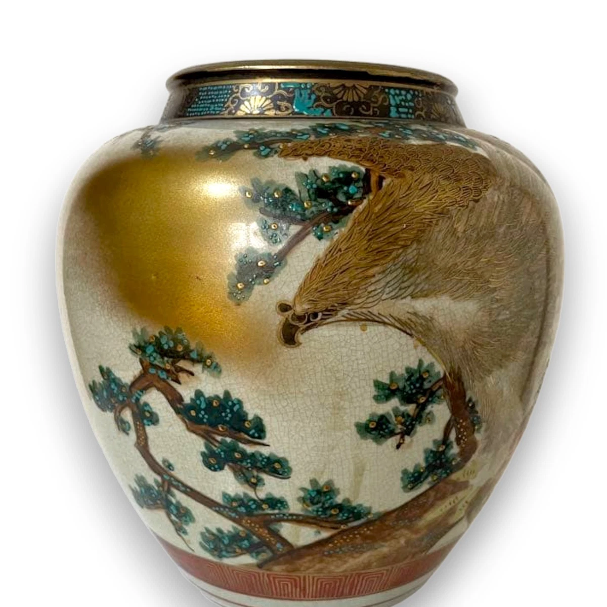 ✫日本の陶器 花瓶 ✫ 陶瓷多色后1940 年日本花瓶| eBay