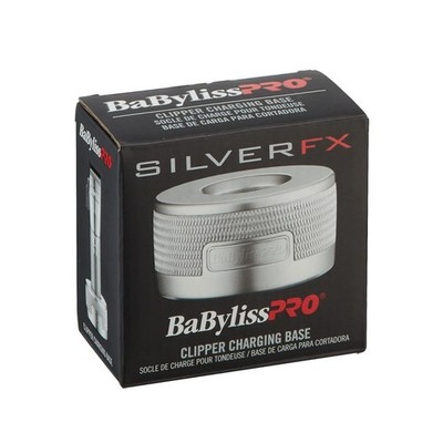 BaBylissPRO Metal Collection Clipper Charging Base - Silver #FX870BASE-S