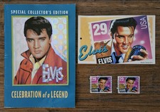 Elvis Globe Digest Special Edition Celebration Of Legend 2002 w/29c Stamp Offer