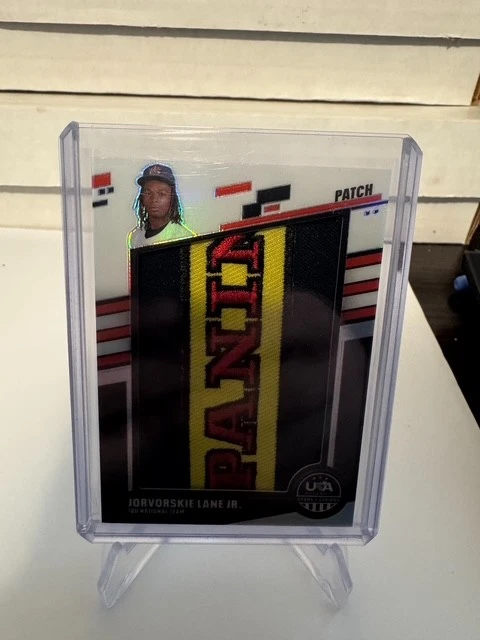 Jorvorskie Lane Jr. 2026 Panini USA Baseball Panini Game Used Patch 10/12 RC