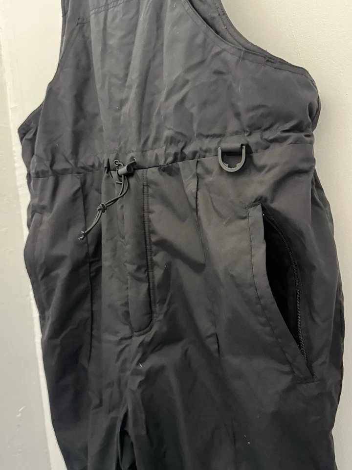 SPORT ESSENTIALS Snow Bib Mens XL Black Snowboard Insulated Overall Pants - Image 4 of 4