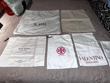 Lot Of 6 Designer Dust Bags, Handbag Storage Accessories Bag Mixed Brands
