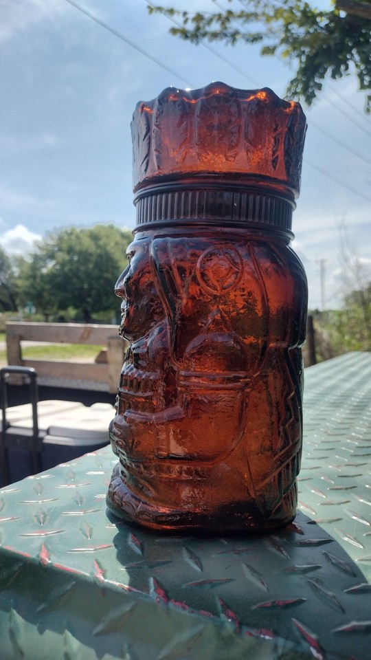 Vintage Colored Glass Indian Humador 37 eBay