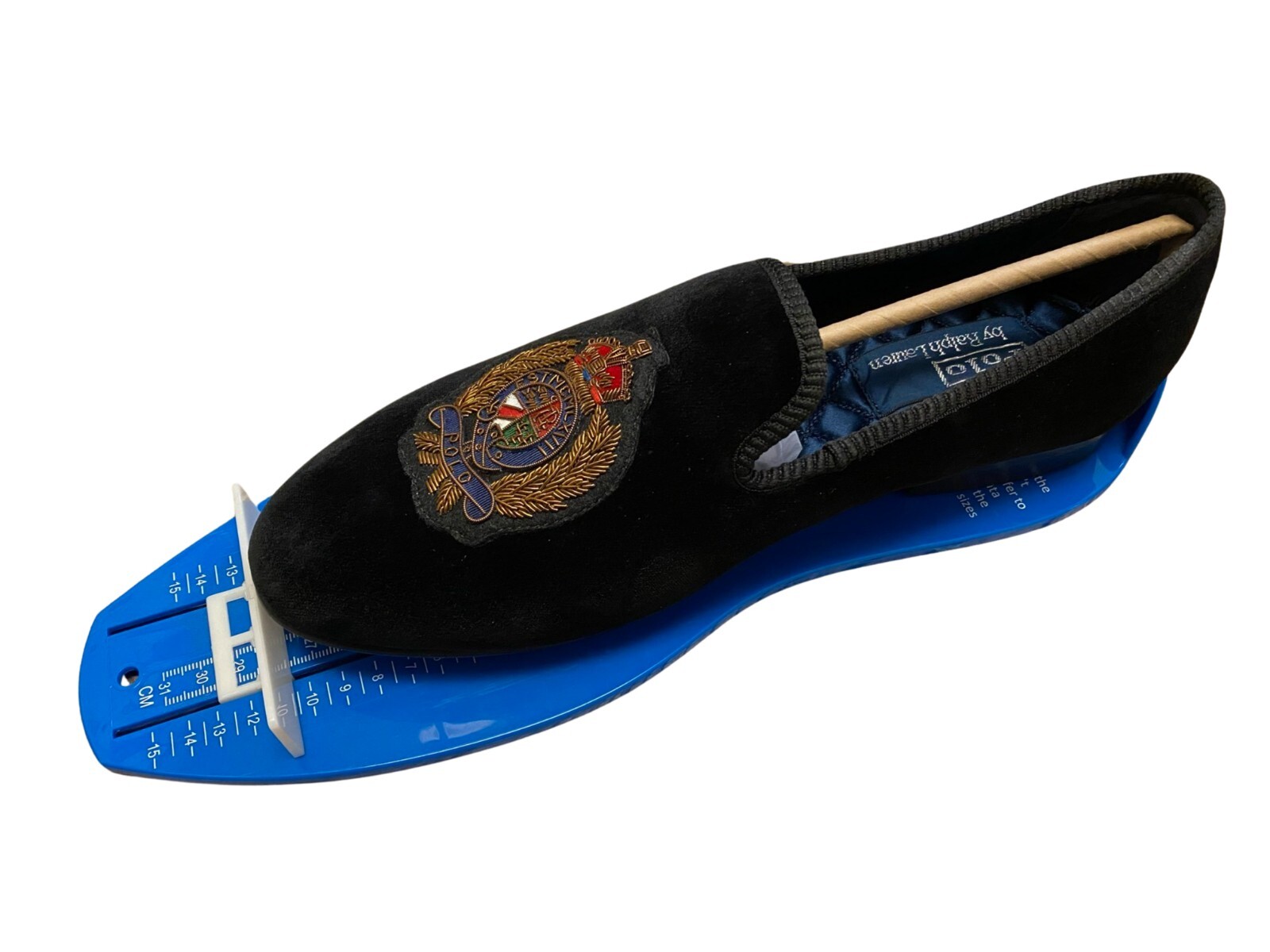 Polo Ralph Lauren Paxton Crest Velvet & Silk Slipper/Loafer Black Men's Size 8D eBay