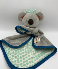 Koala Bear My B Toys Lovely Plush Cuddly Gray Koko Dot Security Blanket