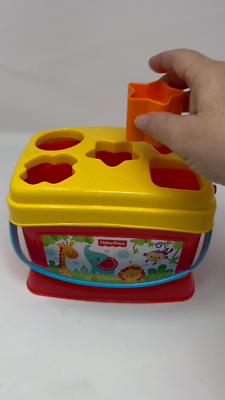 Fisher Price Baby's First Blocks Sorter Set with 10 Blocks and