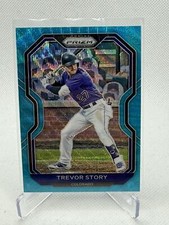 2021 Panini Prizm #23 Trevor Story Teal Wave Prizm