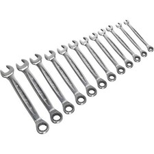 Image of Sealey Ratchet Combination Spanner Set 12Pieces Platinum Series AK63922