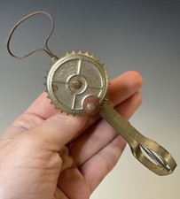 20th C. Primitive Farmhouse Country Kitchen Child's Toy Egg Beater Betty Taplin