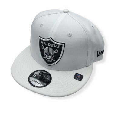 New Era Las Vegas Raiders 9Fifty Basic White Adjustable Snapback