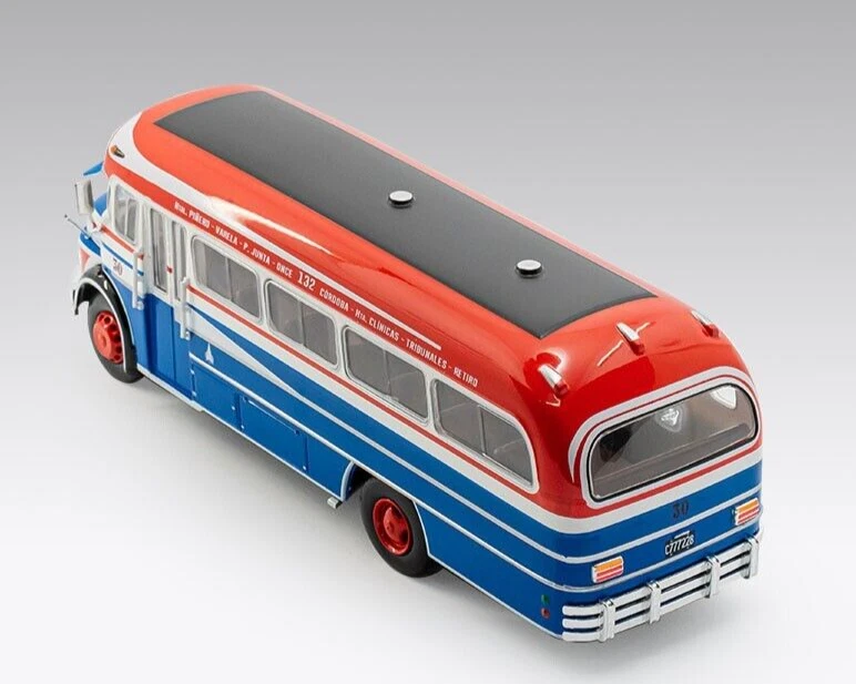 Mercedes Benz LO 1114 Bus Linea 132 1970 Argentina Rare Diecast 1:43 + Magazine - Image 3 of 3