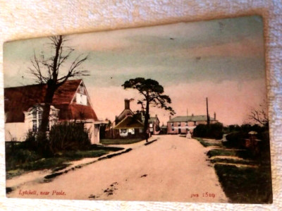 KARTE;DORSET;LYTCHETTE;POOLE;KNOPFLADEN ANTIQUITÄTEN;ST PETERS FINGER;PFARRHALLE