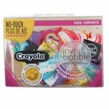 invisibobble Kids Sprunchie Spiral Hair Ring - Crayola Edition 2 Pack -...
