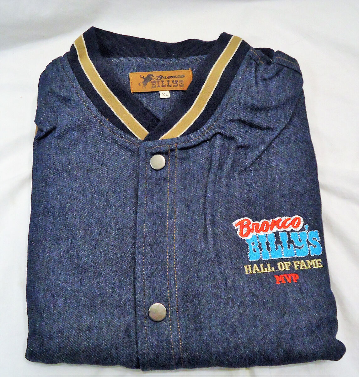 Bronco Billys Hall Of Fame VIP Members Denim Jacket - XL | eBay Bronco Billys Hall Of Fame VIP Members Denim Jacket - XL | eBay