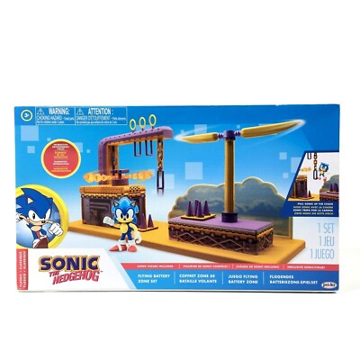 Sonic The Hedgehog Flying Battery Zone Interactive Playset With Figure 