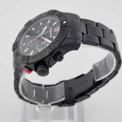 Wenger 01.0643.121 Seaforce diver-Chronograph Mens Swiss Watch Quartz 43mm 20ATM - Picture 6 of 24