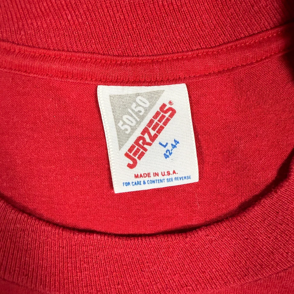 Arkansas State Red Wolves Tee Shirt Mens Large Red Jerzees NCAA Football Sports - Image 2 of 4