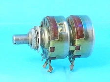 ALLEN BRADLEY DUAL GANG 100k  .1 MEG OHM POTENTIOMETER 311-028 TYPE J  POT