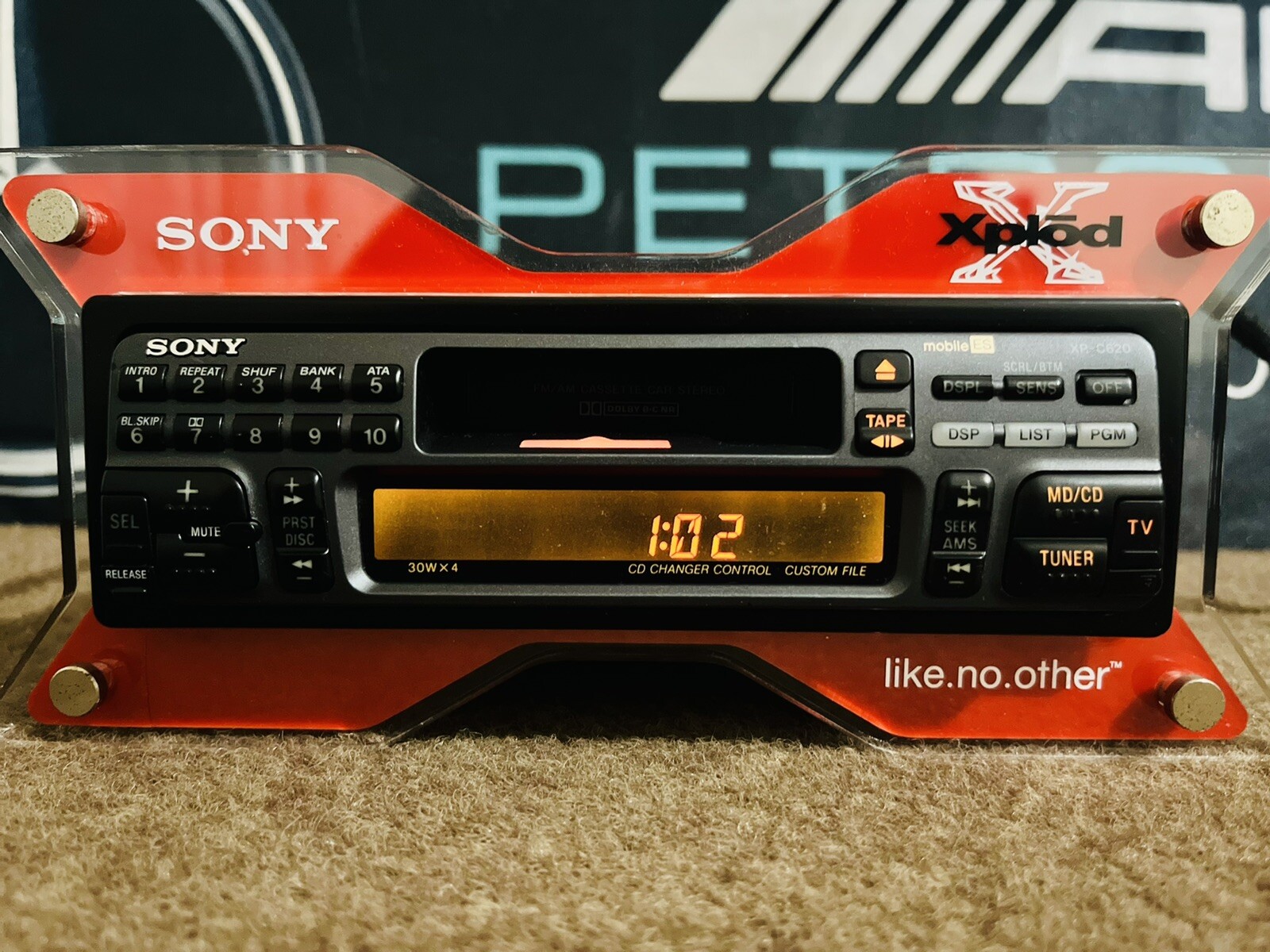 SONY FM/AMカセットカーステレオ XR-666
